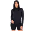 Haut d'entraînement 1/2 zippé femme Under Armour Solid Noir  1384224-001