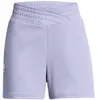 Under Armour - Women's Rival Terry Short - Short taille L, violet