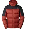 Veste à capuche The North Face Diablo Down rouge foncé noir - L