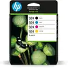 Hp 924 pack 4 cartouches couleurs pour imprimante jet d'encre 6C3Z1NE