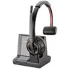 HP Auriculares POLY Savi 8210 Inalámbricos DECT con Cancelación de Ruido, Negro