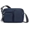 Kipling Sac Bandoulière Albena Blue Bleu 2 Petit Femme 100% Polyamide