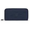 Kipling Portefeuille Money World Blue Bleu 2 Grand Femme 100% Polyamide