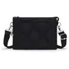 Kipling Sac Bandoulière Riri L Cosmic Black Quilt Noir Standard Femme 100% Polyamide