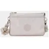 Sac bandoulière Kipling Riri Metallic beige brillant femme