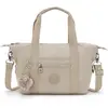 Kipling Sac D'épaule Art Mini Signature Beige Embossed Imprimé Petit Femme 60% Polyamide, 40% Recycled Polyamide