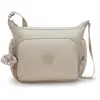 Kipling Sac Bandoulière Gabb Signature Beige Embossed Imprimé Grand Femme 60% Polyamide, 40% Recycled Polyamide