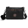 Kipling Sac Bandoulière Riri Zip Glorious Copper Noir Petit Femme 100%...