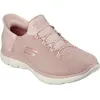 Skechers Confortable Baskets Femme Slip-INS Summits Dazzling Haze Rose Talla 38