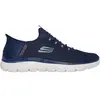Skechers Summits High Range Baskets Homme, Navy Mesh Trim, 45 EU