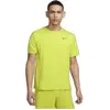 Maillot manches courtes nike dri fit miler jaune