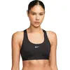 Nike Running Swoosh Sports Bra - Black, Black XS