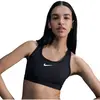 Brassière femme Nike Swoosh Medium Support Noir S DX6821-010