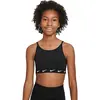 Brassière de sport Nike One pour fille - Noir S FD2276-010