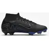 Nike Homme Academy Chaussure de Football, Noir chromé Hyper Royal, 42.5 EU