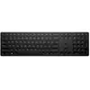 HP 455 - Clavier - programmable - sans fil - 2.4 GHz - Français - noir