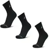 Jordan Air Lot de 3 paires de Chaussettes, Black 38 - 42