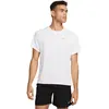Nike Men's Shirt M NK DF UV Miler SS, White/Reflective Silv, DV9315-100, L