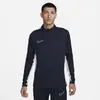 Haut de foot à demi-zip Dri-FIT Nike Academy pour homme - Bleu L DX429...