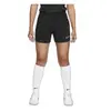 Nike Femme W NK DF Acd23 K Mid Thigh Length Short, Black/White/White, S EU
