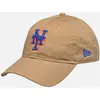 New Era MLB New York Mets Core Classic 9twenty Cap, Beige/khaki ONE