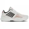 K-Swiss Femme Court Express HB Chaussures de Tennis, Blanc, Noir, Or Rose, 39.5 EU