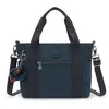 Kipling Sac D'épaule Jayla S True Blue Tonal Bleu Petit Femme 100% Pol...