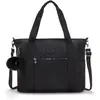 Kipling Fourre Tout Jayla Python Embossed Noir Grand Femme 60% Polyami...