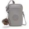 Kipling Sac Téléphone Tally Cloudy Grey Gris Petit Femme 100% Polyamid...