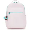Kipling Sac À Dos Seoul College Extra Sea Pink Metallic Rose Grand Fem...