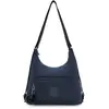 Kipling Sac D'épaule Yenna Blue Bleu 2 Standard Femme 100% Polyamide