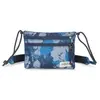 Bandoulière Eastpak Crostin Washed bleu marine blanc bleu clair