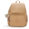 Kipling Sac À Dos City Zip S Cookie Beige Petit Femme 56% Recycled Pol...