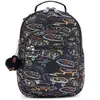 Kipling Sac À Dos Seoul S Neon Skate Imprimé Petit Femme 100% Recycled...
