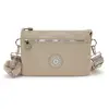 Kipling Sac Bandoulière Riri Zip Glorious Beige Silver Imprimé Petit F...