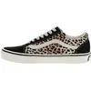 Old Skool Leopard  Noir/beige