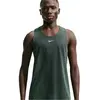 Nike Stride  Maillot de course Hommes - vert olive, argent, Taille XXL