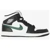 Jordan Aj1 Mid Homme - Baskets, Noir - Pointure 40 - Cuir, Synthétique