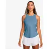 Nike Tempo  Maillot de course Femmes - bleu, argent, Taille XL