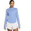 Haut d'entraînement 1/4 zip femme Nike Swift HQ0499-468 Argenté XS
