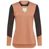 Maillot manches longues femme fox defend elevated corail