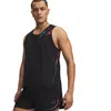 Débardeur Under Armour Velociti Elite noir rose bleu - M