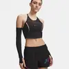 Top Under Armour Velociti Elite Crop noir rose bleu - XS