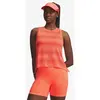 Débardeur Under Armour Velociti orange saumon femme - M