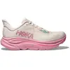 Hoka Baskets Clifton 10 pour femme, Rose crème/rose séchée, 38 EU