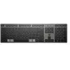 HP 720 - Clavier - multi-appareil, rechargeable, alimenté par SuperCapacitor, 22 touches programmables - full size - sans fil - 2.4 GHz, Bluetooth -