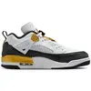 Jordan Spizike Low  Blanc/or