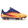 Nike Phantom 6 Low Erling Haaland Club FG Junior - Orange, Orange 36