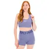 Nike Swoosh vêtement running femme Bleu XS