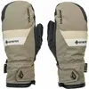 Moufles Volcom STAY DRY GORE-TEX MITT beige gris - L